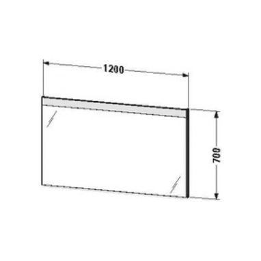 DURAVIT Зеркало с LED подсветкой Light and mirror (LM783800000)